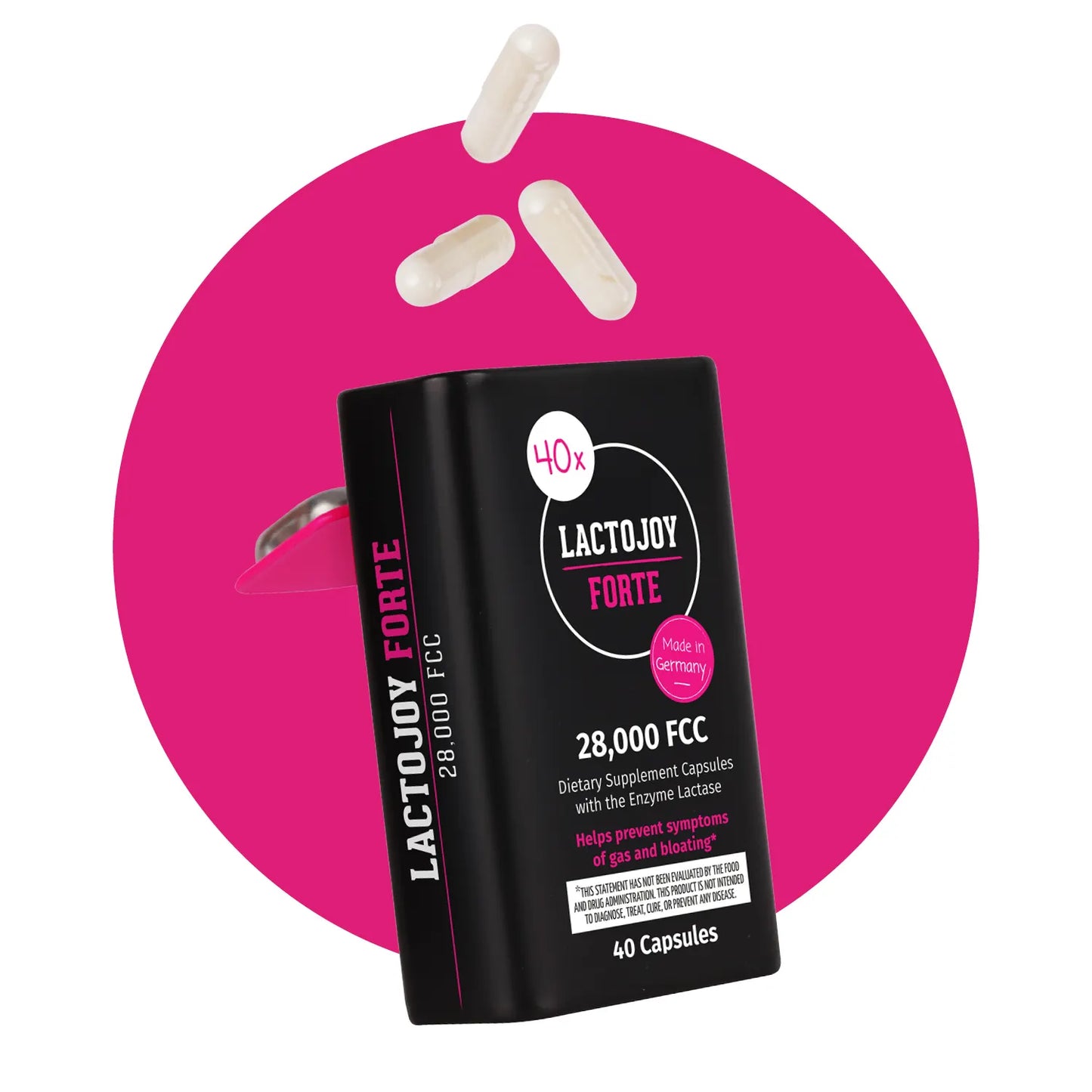 LactoJoy Forte - 28.000 FCC - 40 Lactose-Capsule