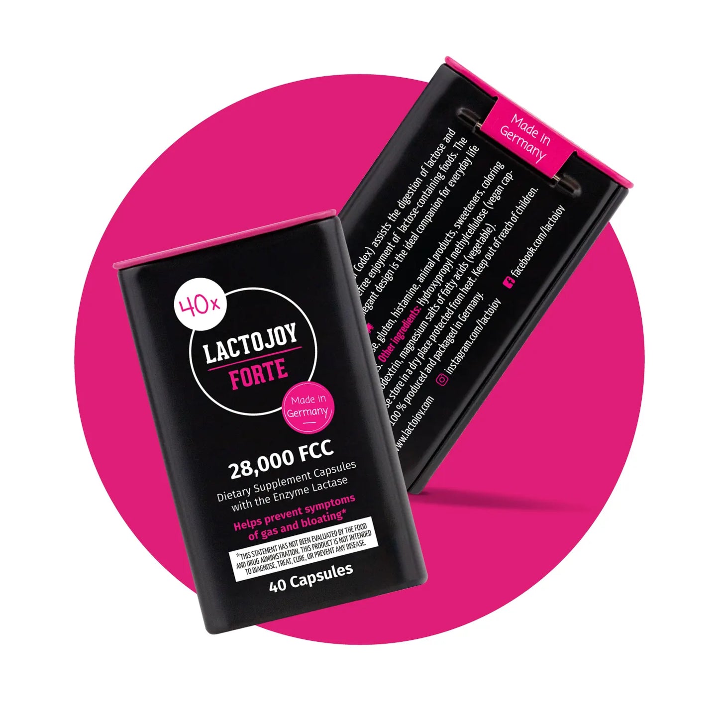 LactoJoy Forte - 28.000 FCC - 40 Lactose-Capsule