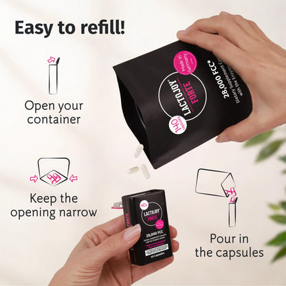 LactoJoy Forte - Easy to refill!