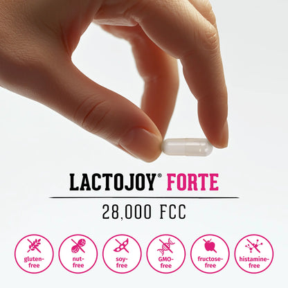LactoJoy Forte - gluten-free, nut-free, soy-free, GMO-free, fructose-free, histamine-free