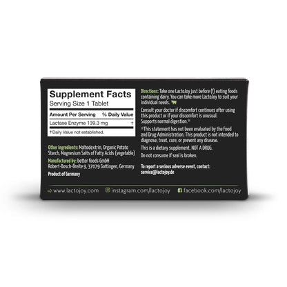 LactoJoy 80 Tablet / Dietary Supplement Tablets / Back